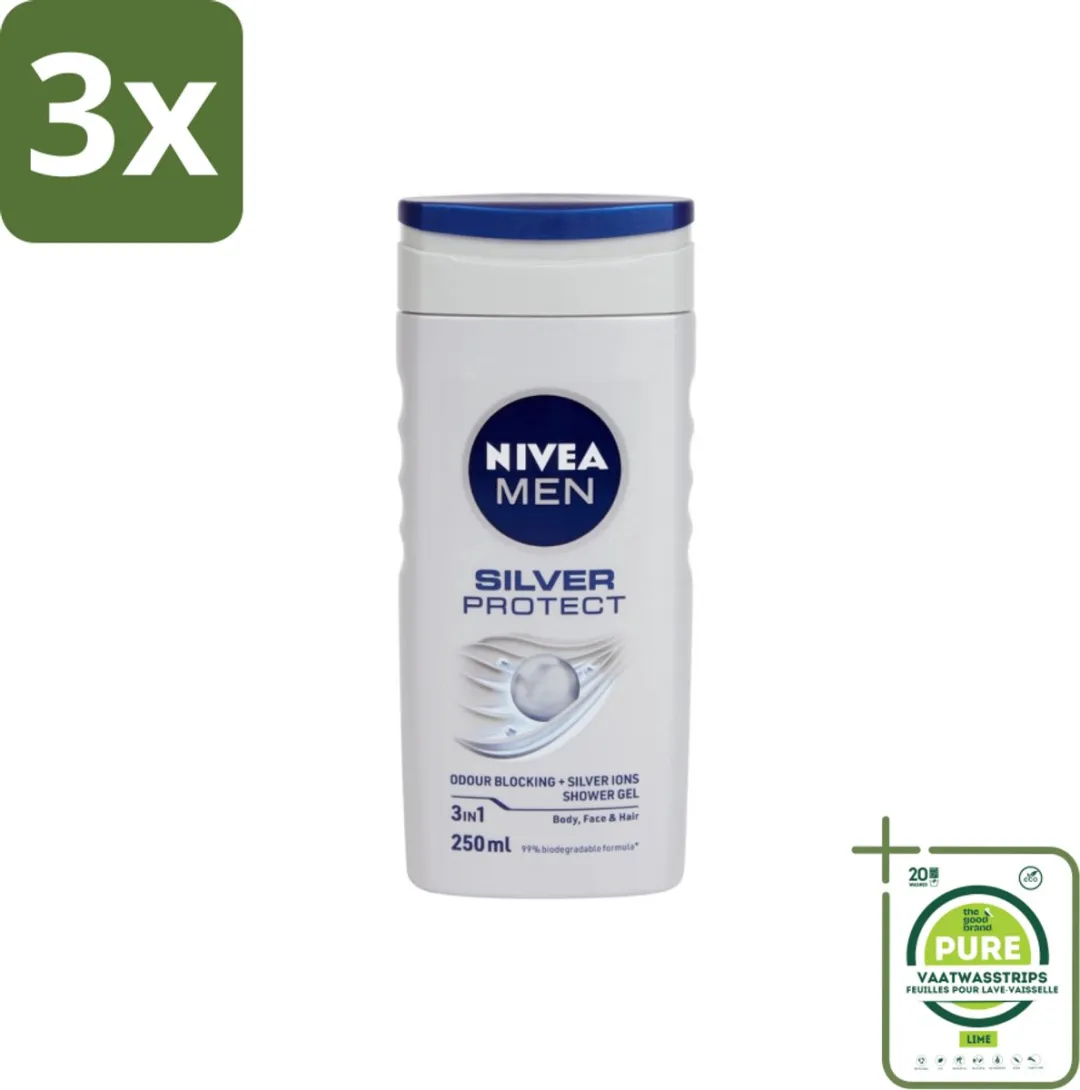 NIVEA Men Silver Protect Douchegel 750ml