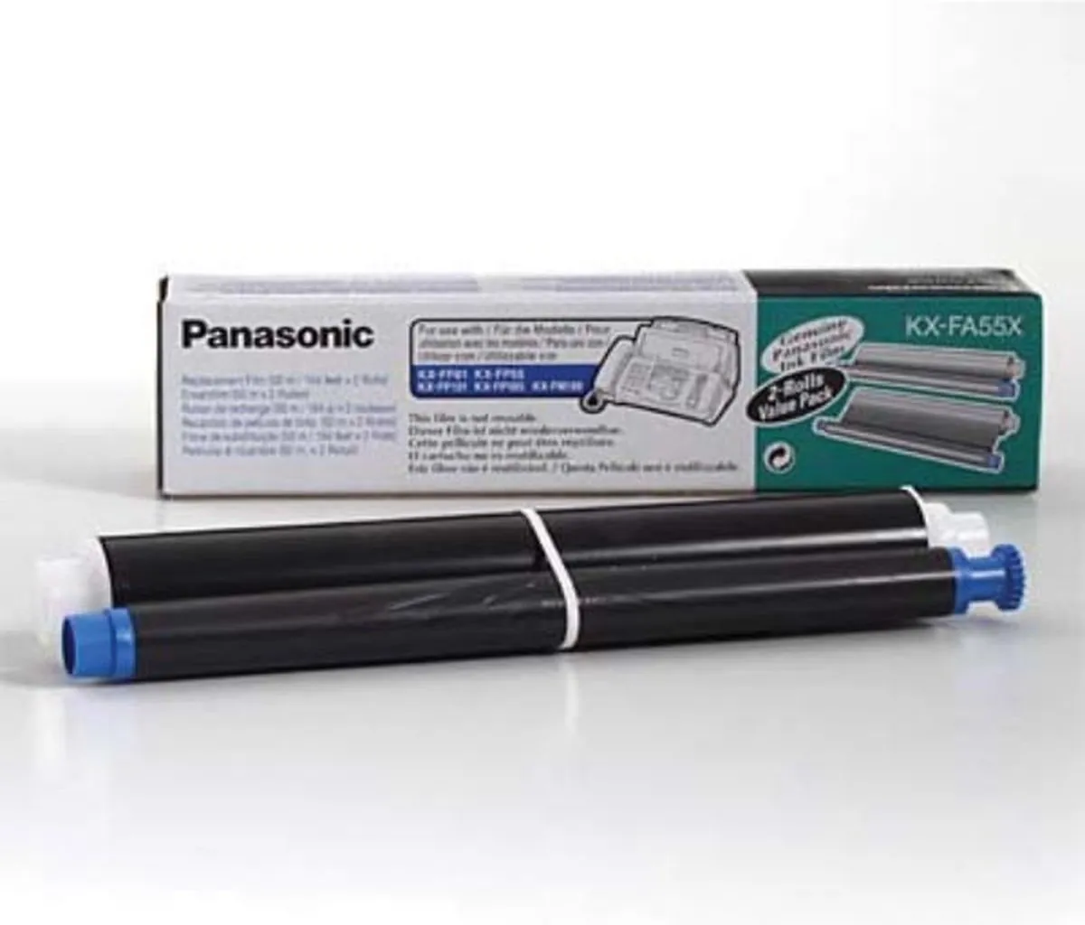 Panasonic KX-FA55X Thermotransferlint - Zwart - 2 Stuks