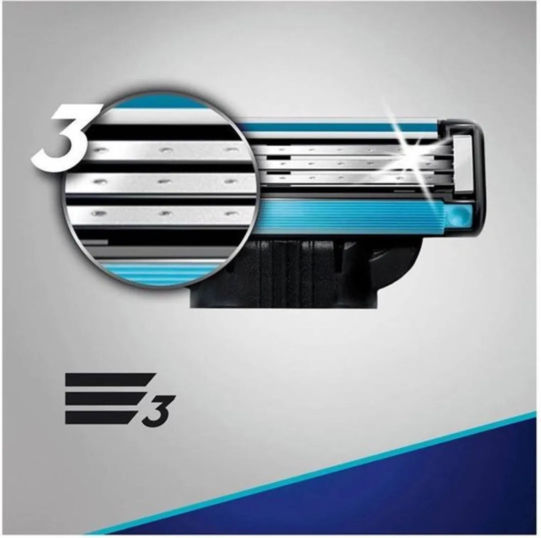 Gillette MACH3 Scheermesjes 25 Stuks - 3 Bladen - Zwart