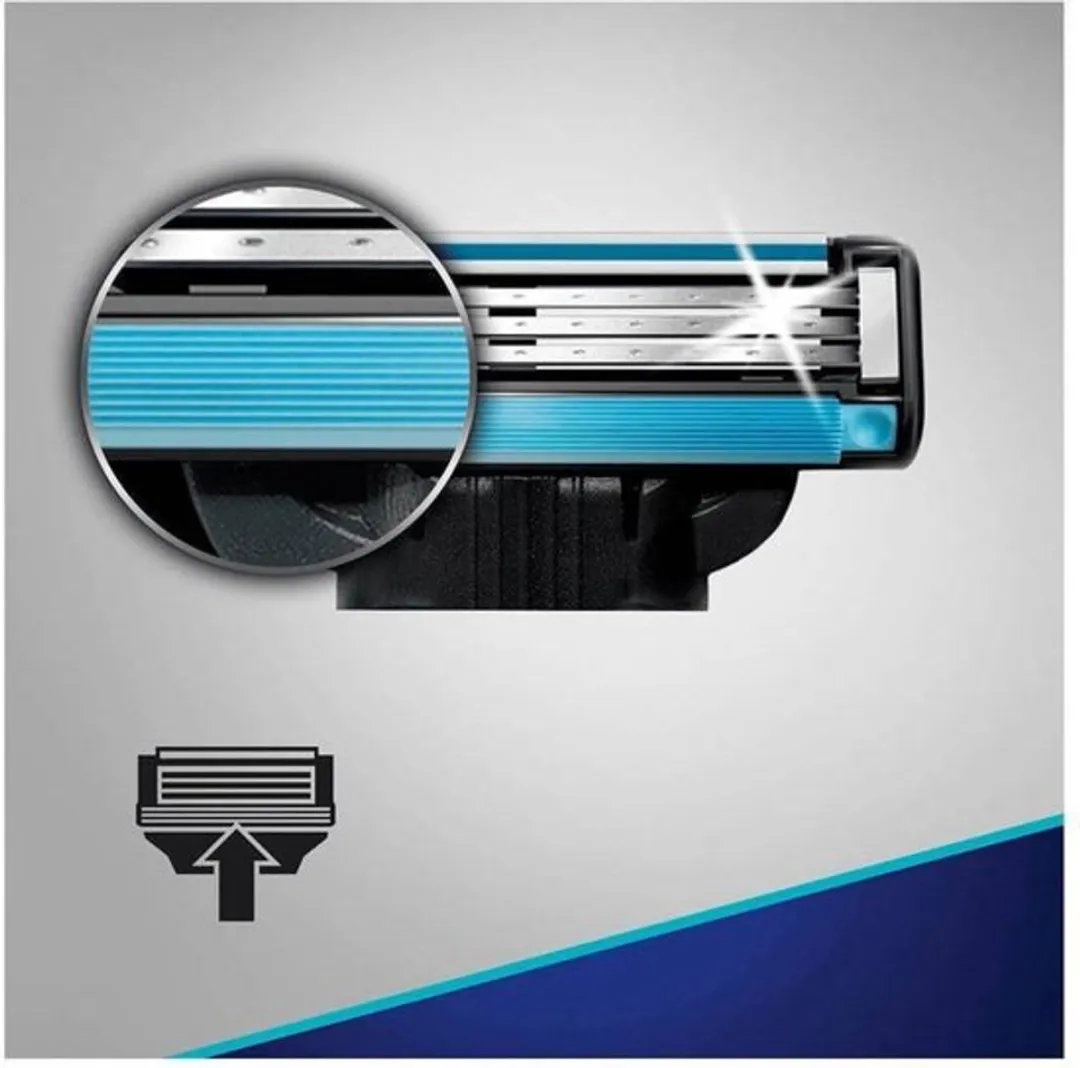 Gillette MACH3 Scheermesjes 25 Stuks - 3 Bladen - Zwart - afbeelding 6 van 6