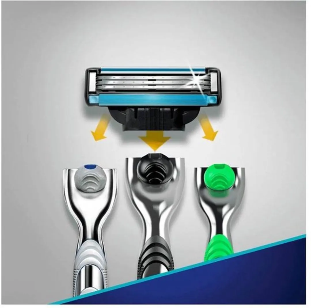 Gillette MACH3 Scheermesjes 25 Stuks - 3 Bladen - Zwart
