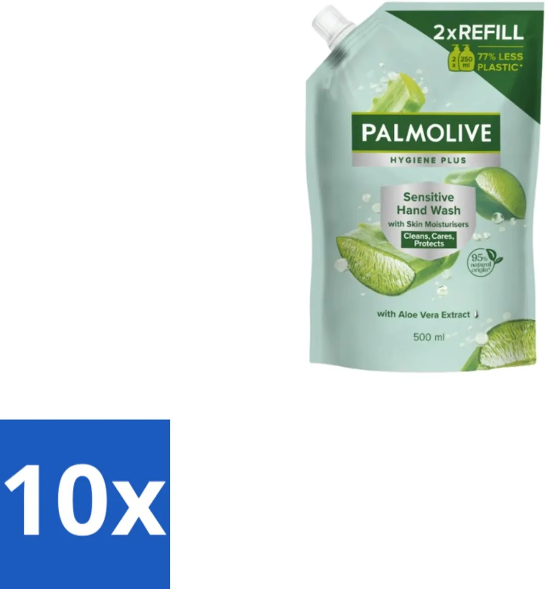 Palmolive Hygiene Plus Sensitive Antibacterieel Handzeep Navulling 500ml