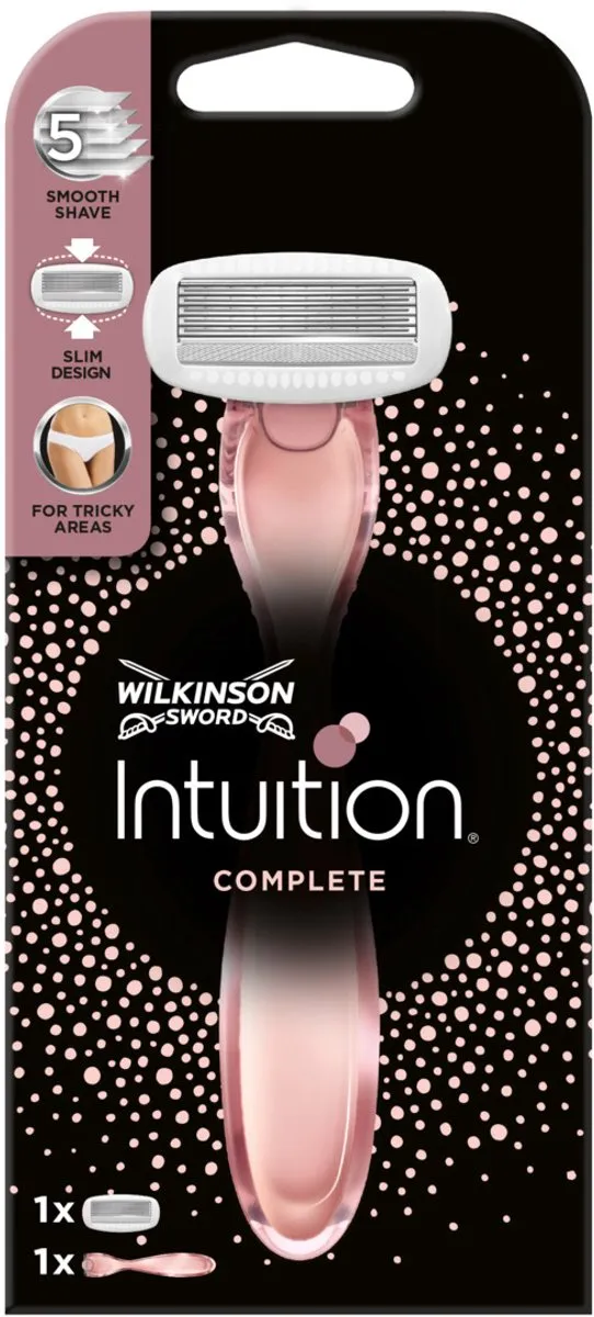 Wilkinson Sword Intuition Complete Scheersysteem Roze - 5 Mesjes