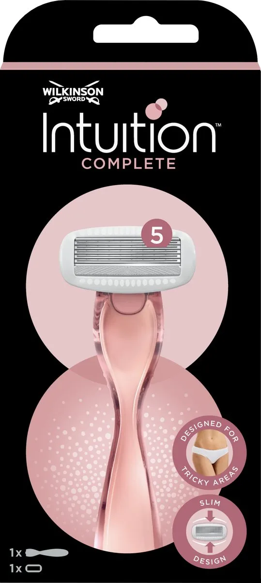 Wilkinson Sword Intuition Complete Scheersysteem Roze - 5 Mesjes