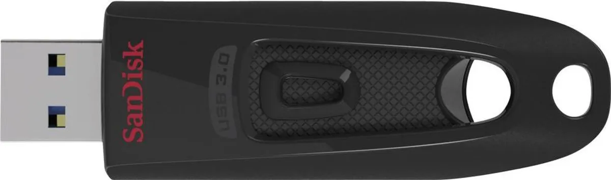 SanDisk Cruzer Ultra SDCZ48-128G-U46 USB-stick 128GB - Zwart - afbeelding 6 van 6