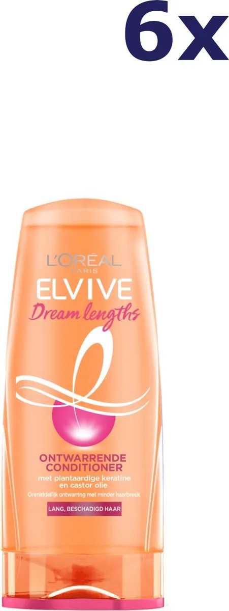 L'Oréal Paris Elvive Dream Lengths Conditioner 200ml - 6 Stuks
