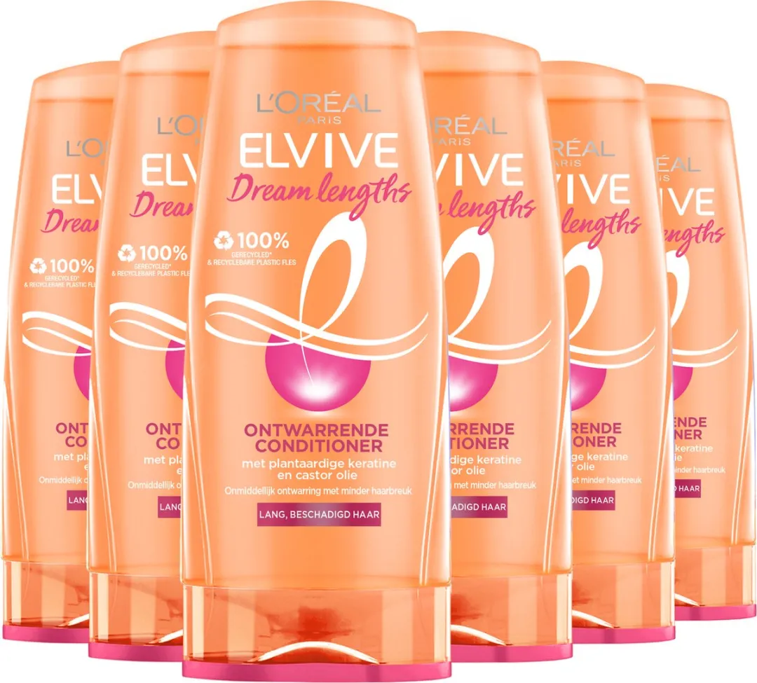 L'Oréal Paris Elvive Dream Lengths Conditioner 200ml - 6 Stuks