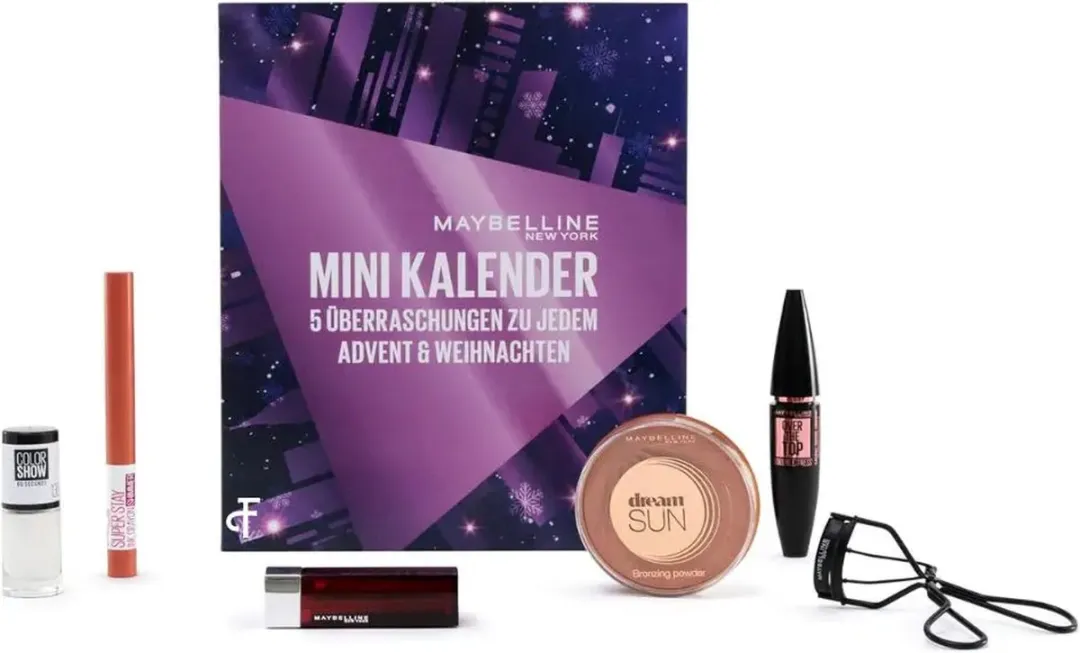 Maybelline New York NYC Nights Mini Adventskalender - 6 Stuks