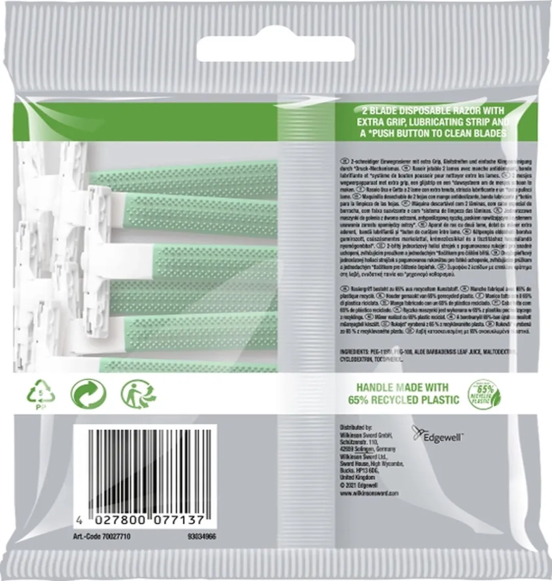 Wilkinson Sword Extra 2 Sensitive Wegwerpmesjes - 14 Stuks