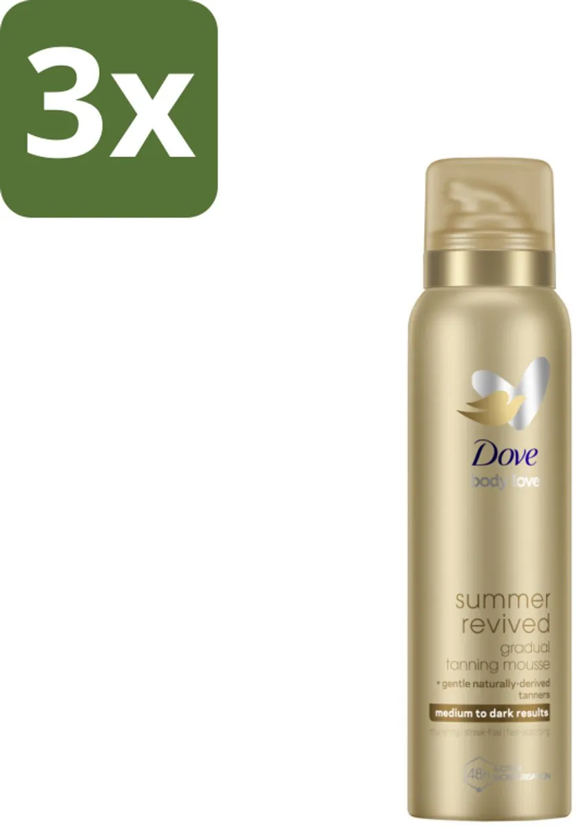 Dove Bodymousse Summer Revived Medium-Dark 450ml