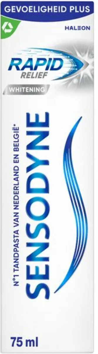 Sensodyne Rapid Relief Whitening Tandpasta 75ml