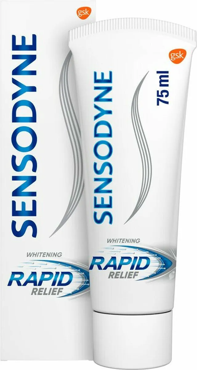 Sensodyne Rapid Relief Whitening Tandpasta 75ml