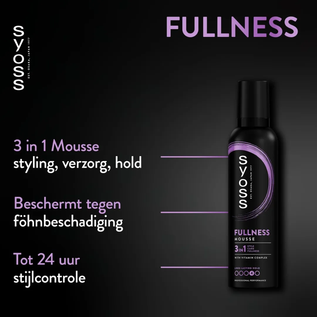 SYOSS Fullness Haarmousse 6x250ml - 1500ml
