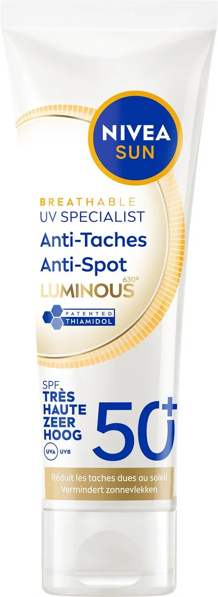 NIVEA SUN Face Luminous Anti-Spot Zonnebrandcrème SPF50+ 40ml