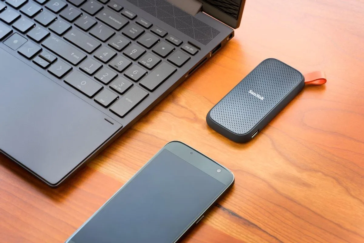 SanDisk Portable SSD SDSSDE30-2T00-G25 Externe SSD 2TB - Zwart