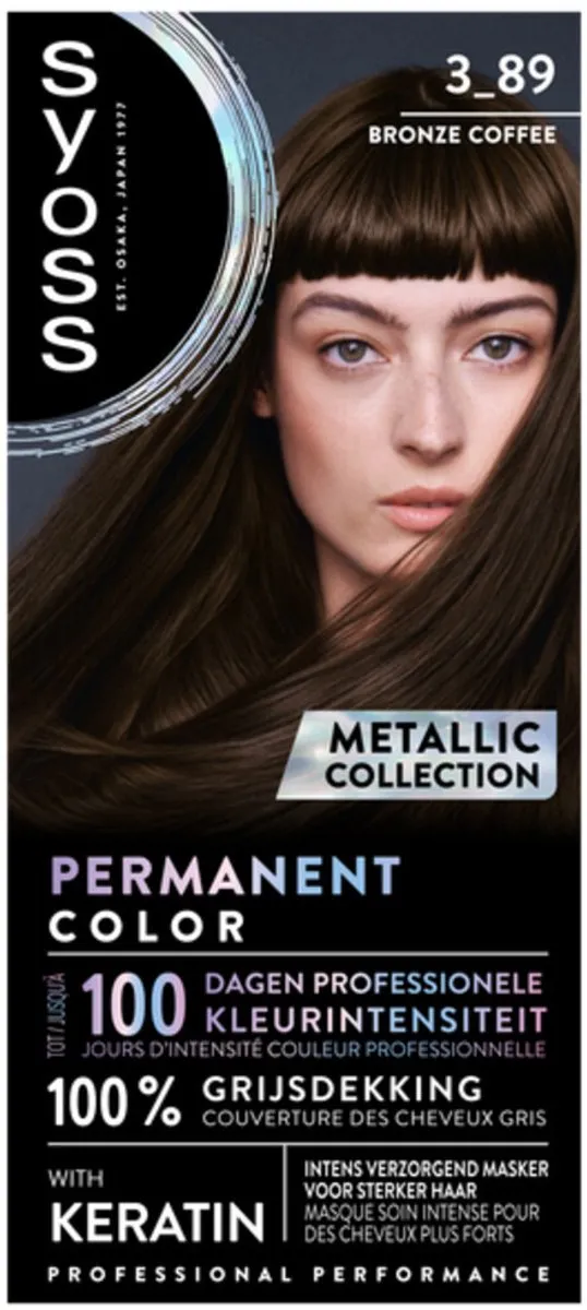 SYOSS Coloration 3-89 Bronze Coffee Haarverf - 20 Stuks