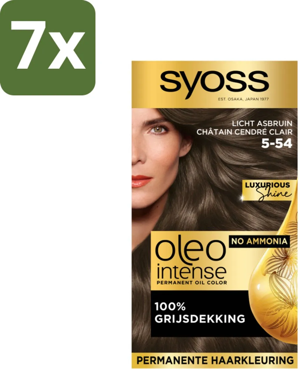 SYOSS Oleo Intense Haarverf 5-54 Licht Asbruin