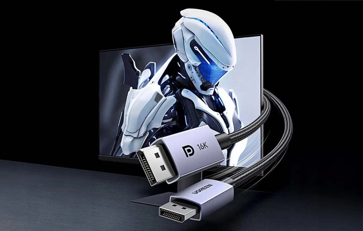 UGREEN DisplayPort 2.1 Kabel 16K 30Hz - 8K 144Hz HDR - 1m