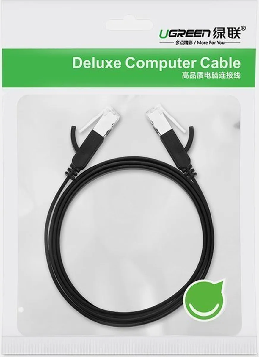 Ugreen Cat 6 Ethernet Patchkabel 2m - Zwart