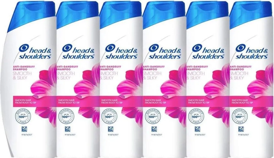 Head & Shoulders Smooth & Silky Shampoo - 6x250ml