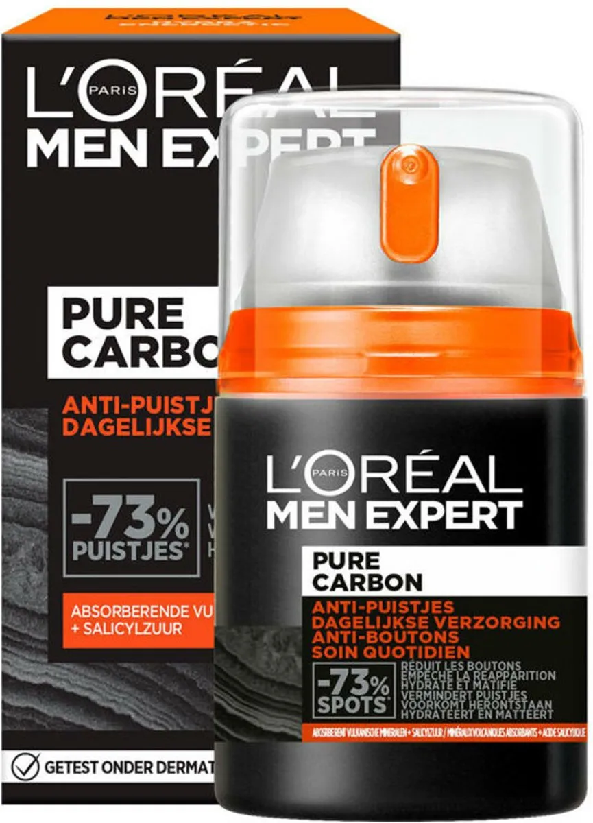 L'Oréal Paris Men Expert Pure Carbon Dagcrème 50ml - Vette huid