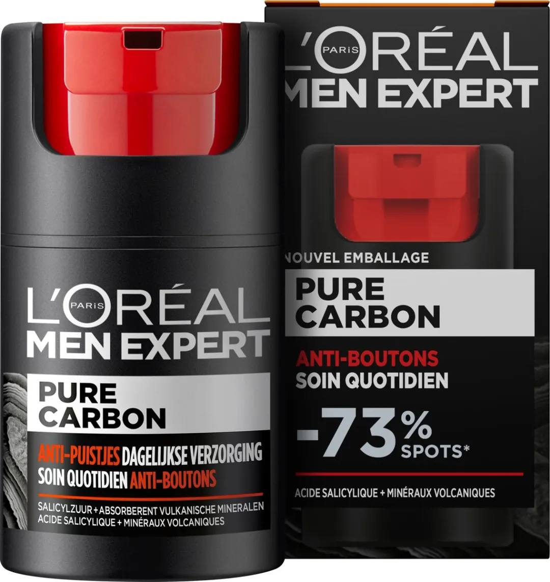 L'Oréal Paris Men Expert Pure Carbon Dagcrème 50ml - Vette huid