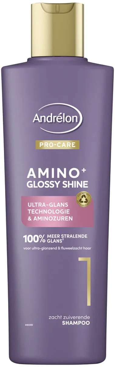 Andrélon Pro Care Amino+ Glossy Shine Shampoo 250ml - 10 Stuks