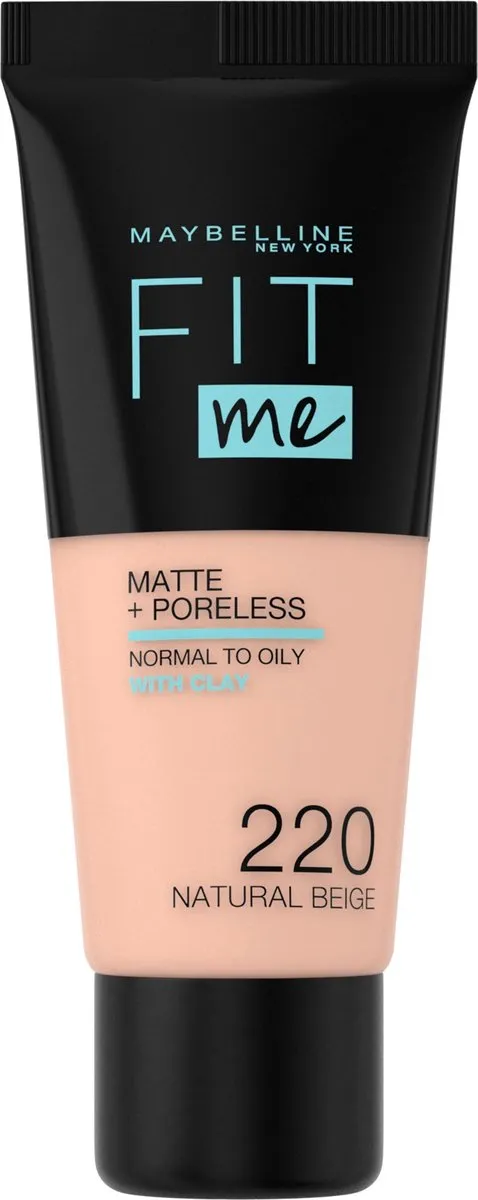Maybelline Fit Me Matte + Poreless Foundation 220 Natural Beige