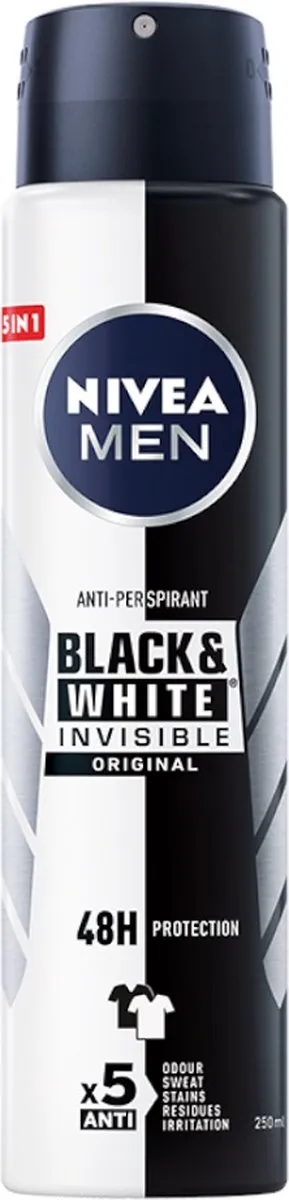 NIVEA Men Black&White Invisible Original 250ml