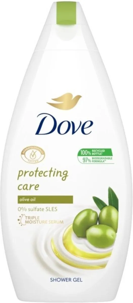Dove Protecting Care Douchegel Olijfolie 450ml
