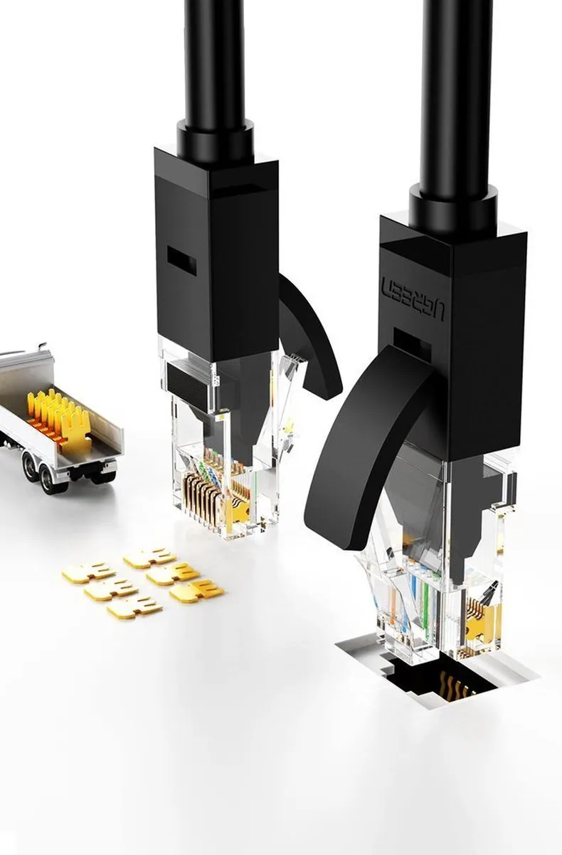 Ugreen Cat 6 Ethernet Patchkabel RJ45 2m - Zwart