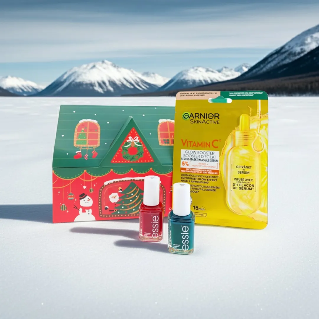 essie Kerst Cadeauset Nagellak & Masker - 3-delig