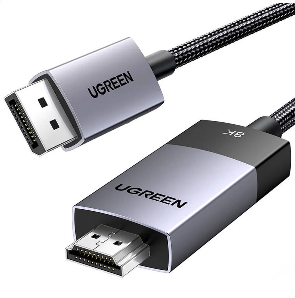 Ugreen DP115 DisplayPort naar HDMI-kabel 8K 60Hz 2m