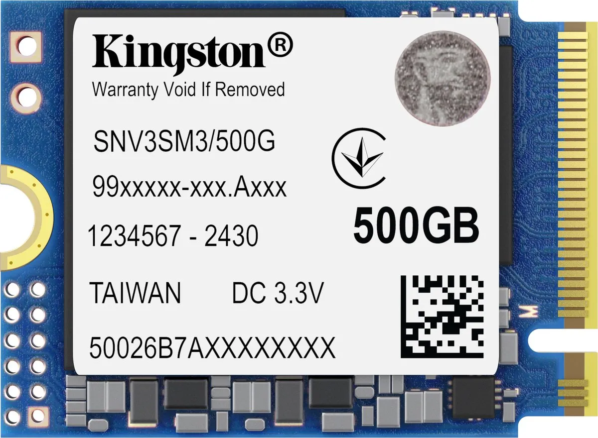 Kingston NV3 SNV3SM3/500G M.2 2230 SSD - 500GB