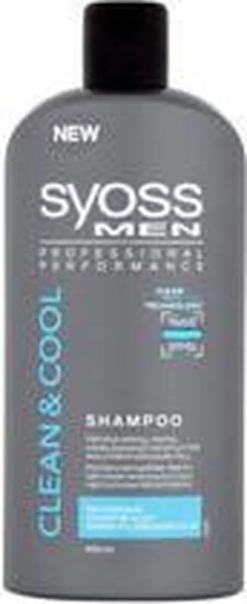 Syoss Men Shampoo 500ml - Normaal tot vet haar - afbeelding 3 van 3