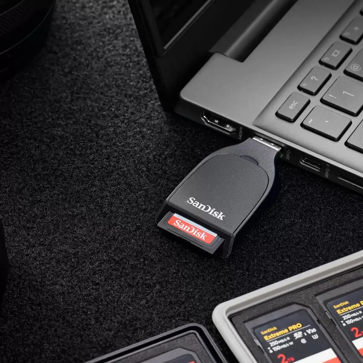SanDisk QuickFlow SD UHS-I Cardlezer SDDR-C731-GNANN - Zwart