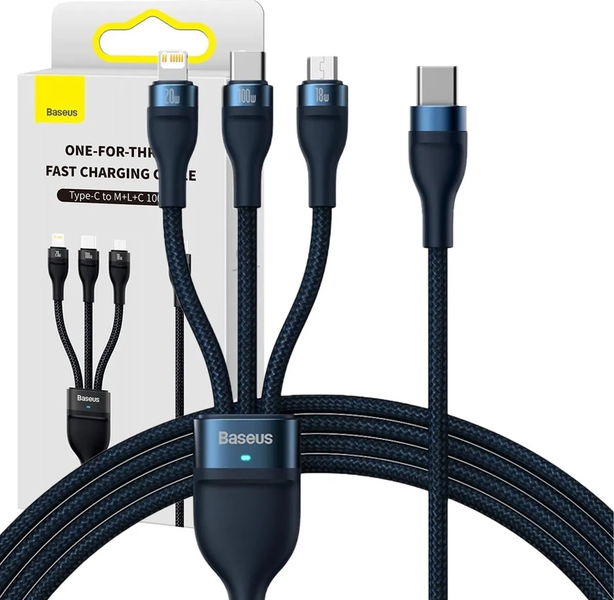 Baseus Flash Series USB-C/USB-A Kabel 1,5m