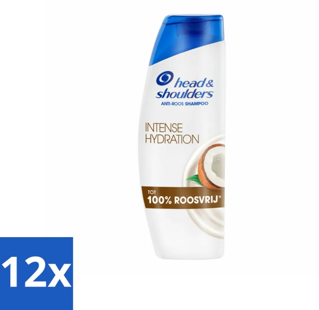 Head & Shoulders Intense Hydration Shampoo 300ml - 12 Stuks