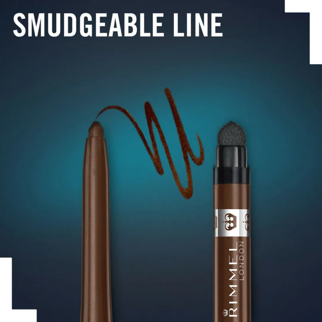 Rimmel London Exaggerate Eye Definer 212 Bruin - 3 Stuks