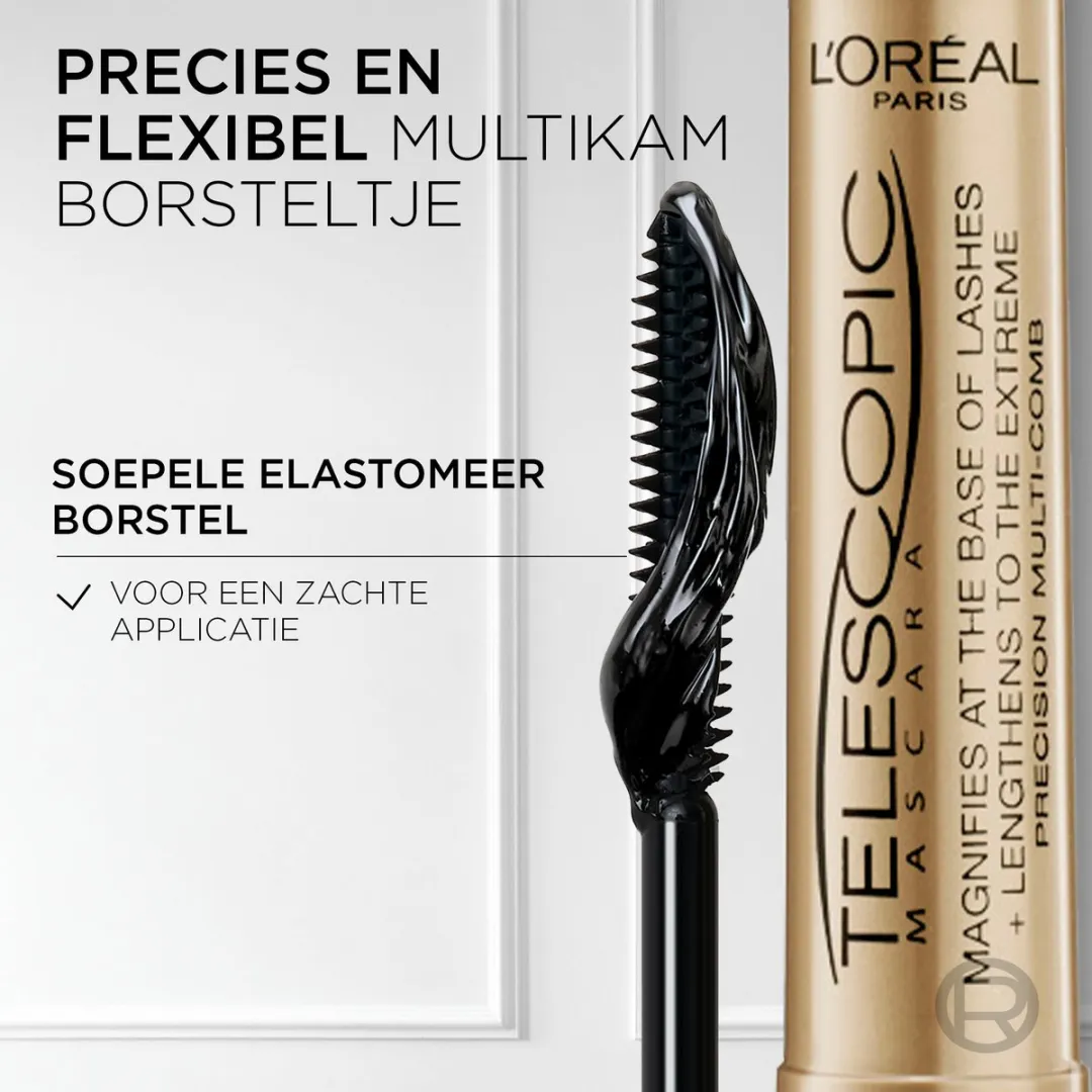 L'Oréal Paris Telescopic Mascara Zwart - 8ml