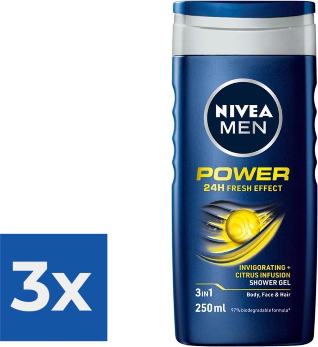 NIVEA Men Douchegel Power Refresh 250ml