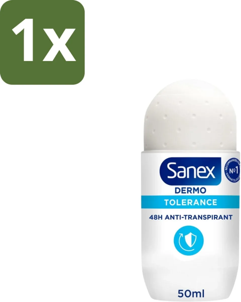 Sanex – Deo Roll-on – Dermo Tolerance – 50 ml - 1 stuk