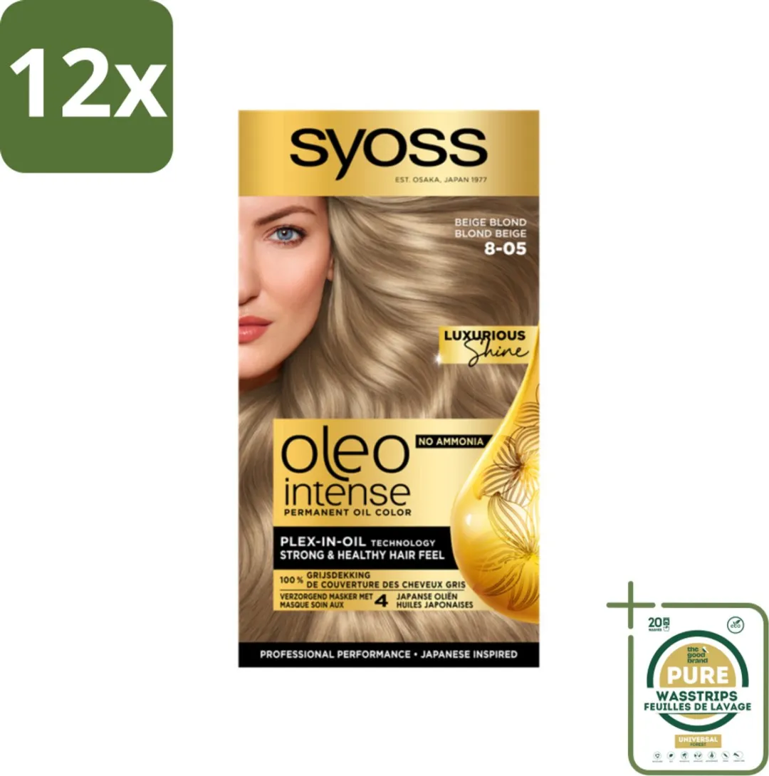 SYOSS Oleo Intense 8-05 Beige Blond Haarverf