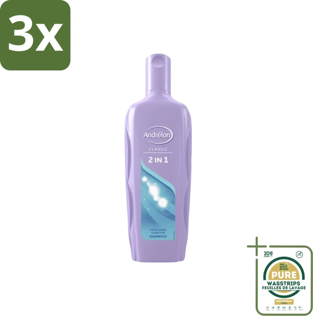 Andrélon Shampoo 2-in-1 1350ml - 3 Stuks
