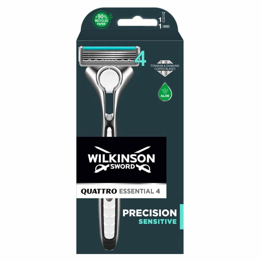 Wilkinson Quattro Scheermes Essential 4 - 3 x - Voordeelverpakking