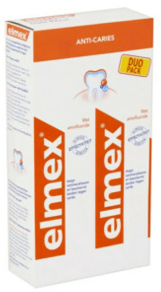 3 x Elmex – Tandpasta – Anti-Cariës – 2x75 ml - Tandpasta Tegen Gaatjes - Aminfluoride - Cariësbescherming - Remineralisatie - Tanden Beschermen