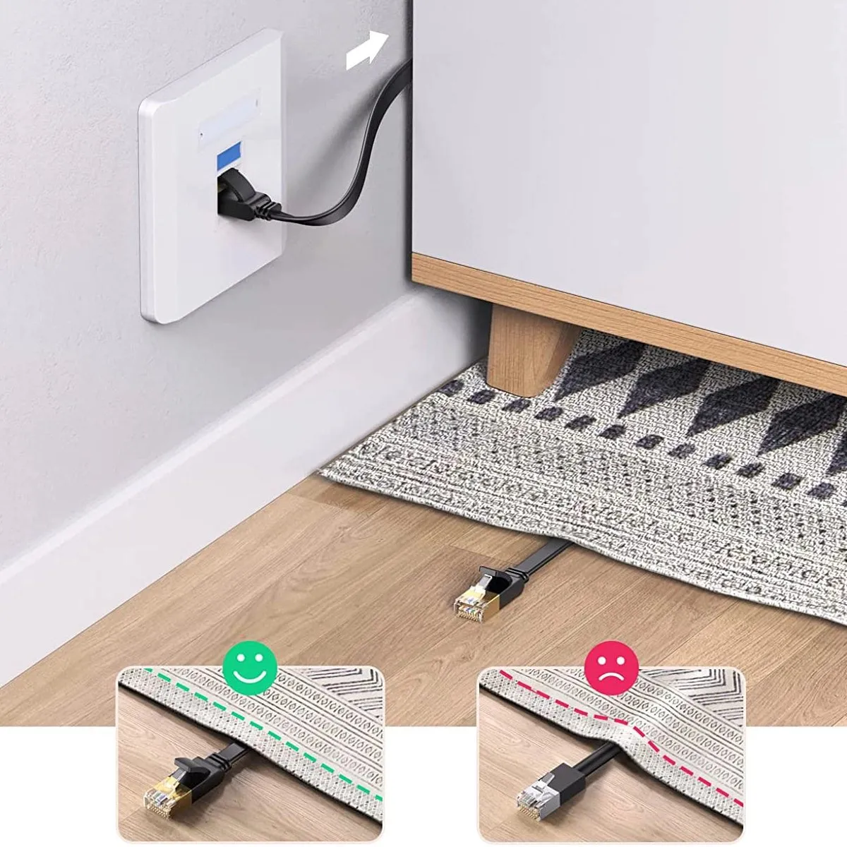 Ugreen Cat.6 Ethernetkabel 3m - Zwart