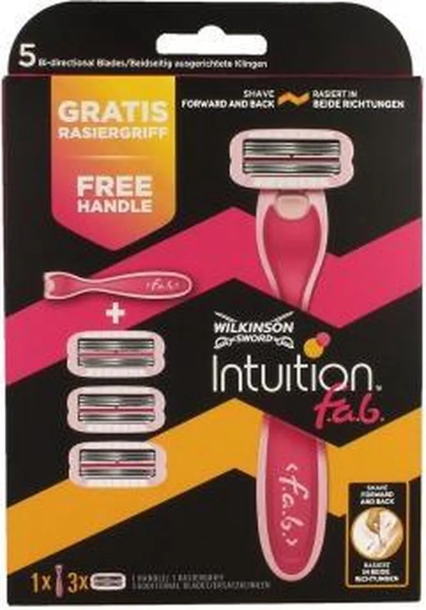 Wilkinson Sword Intuition Scheerapparaat - 4 Mesjes - 3 Stuks