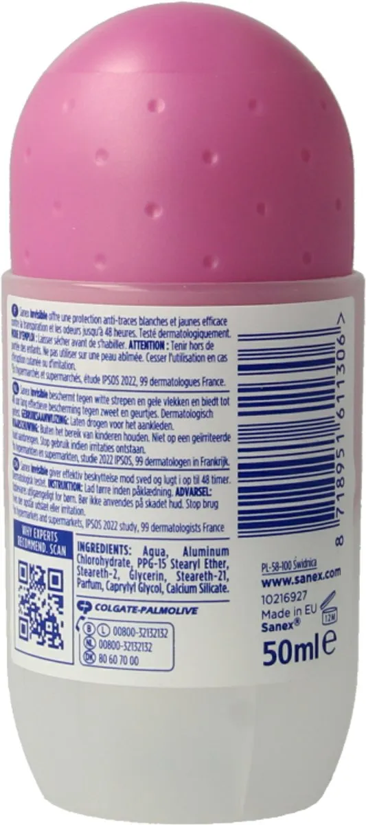 Sanex pH Balance Dermo Deodorant Roller 50ml