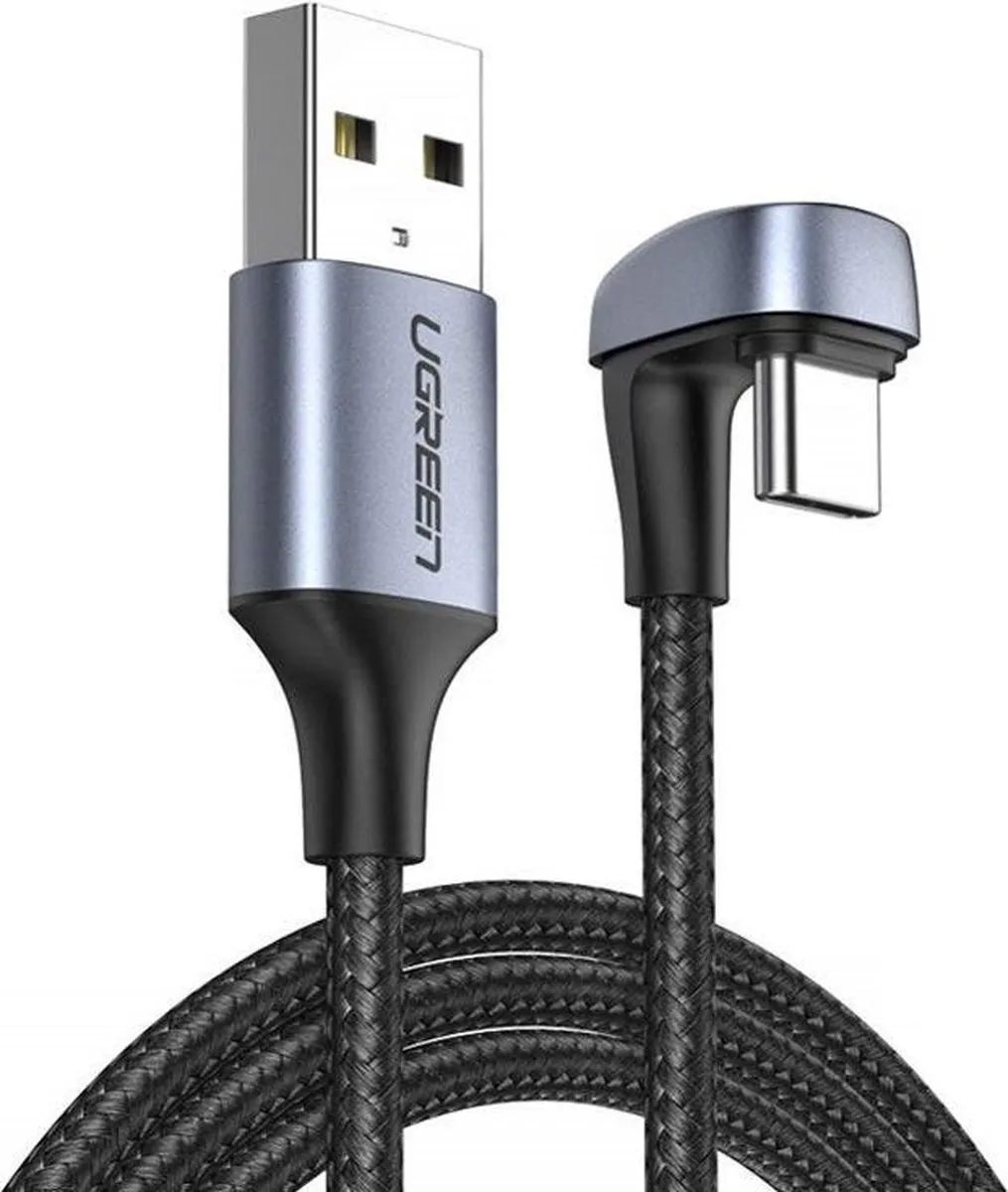 Ugreen Nylon Haakse USB-C Kabel 18W